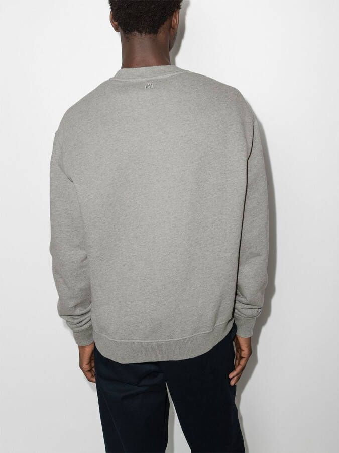 AMI Paris Ami de Coeur sweater Grijs