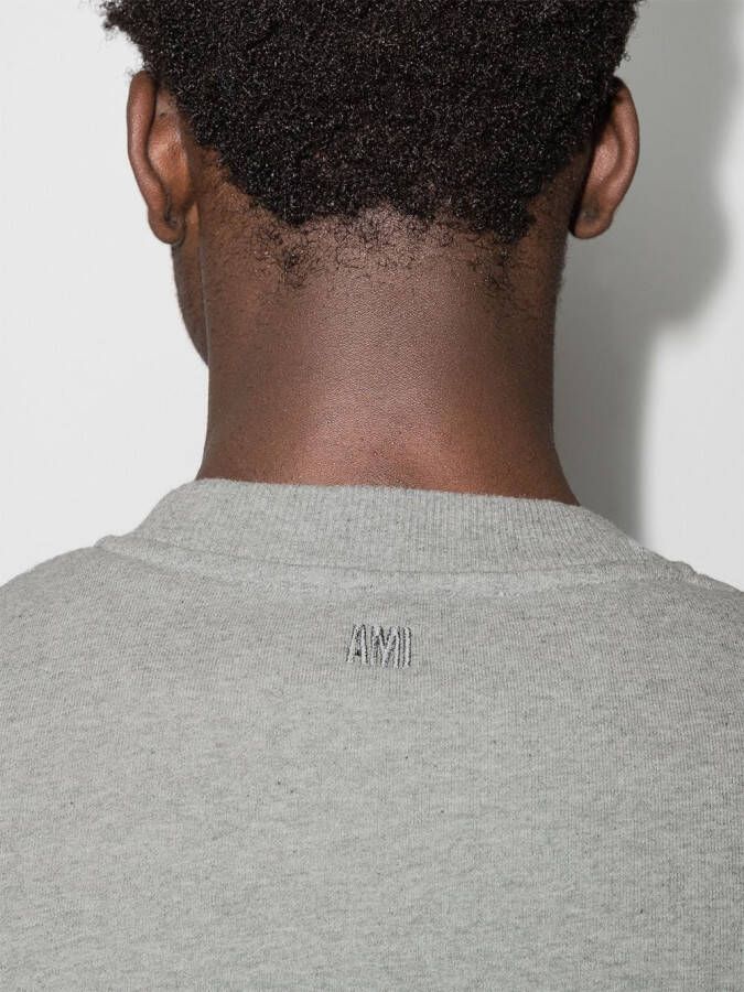 AMI Paris Ami de Coeur sweater Grijs