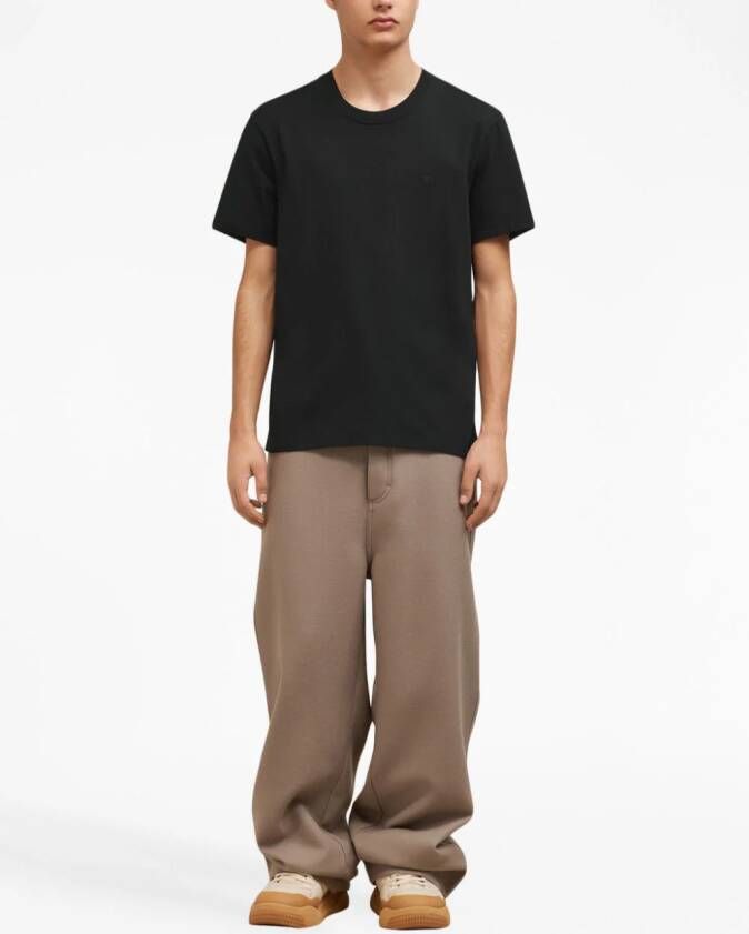 AMI Paris T-shirt met ronde hals Zwart