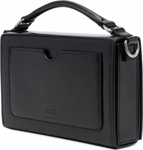 AMI Paris Lunch Box messengertas Zwart