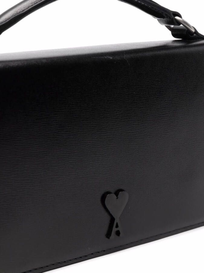 AMI Paris Lunch Box messengertas Zwart