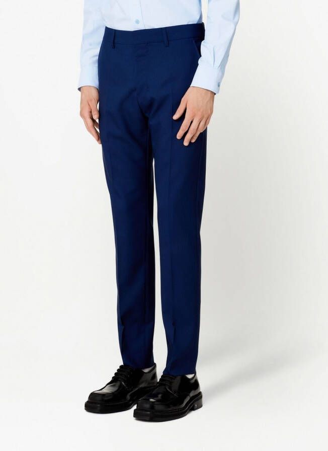 AMI Paris Mid waist broek Blauw