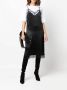 AMI Paris Midi-jurk met kanten afwerking Zwart - Thumbnail 2