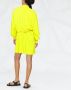 AMI Paris Mini-jurk met striksluiting Geel - Thumbnail 3