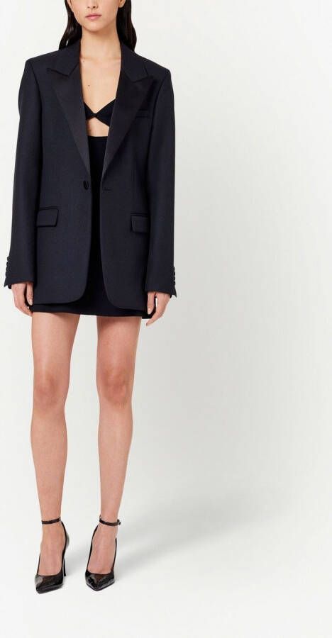 AMI Paris Mini-jurk met uitgesneden detail Zwart