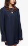 AMI Paris Mini-jurk van scheerwol Blauw - Thumbnail 5
