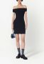 AMI Paris Off-shoulder mini-jurk Zwart - Thumbnail 2