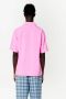 AMI Paris Overhemd met korte mouwen Roze - Thumbnail 4
