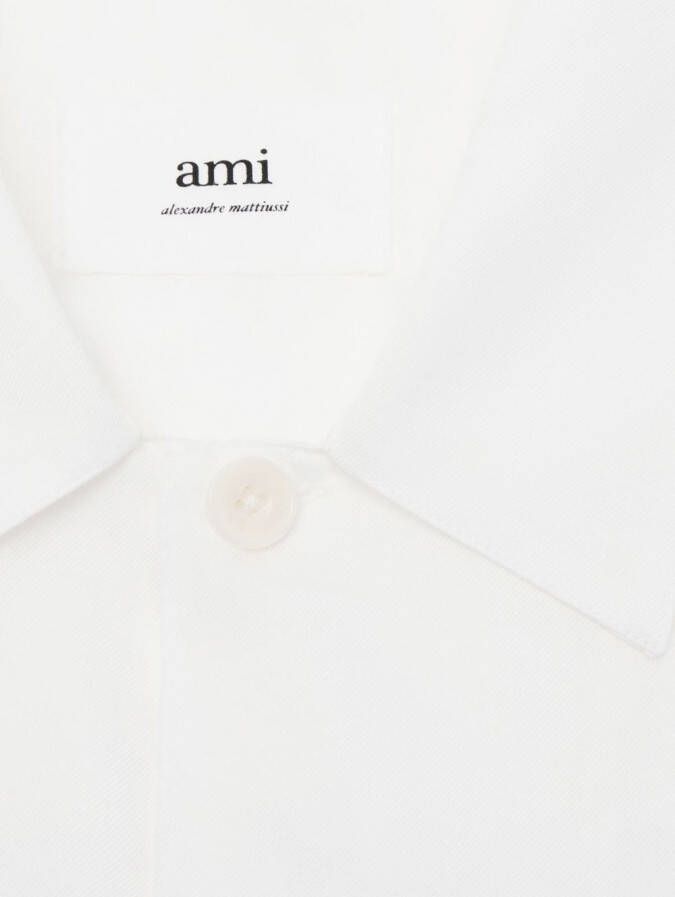 AMI Paris Overhemd met korte mouwen Wit