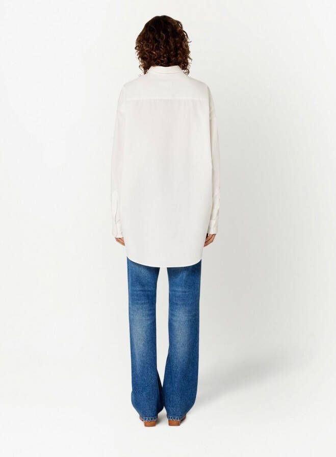 AMI Paris Oversized blouse Wit