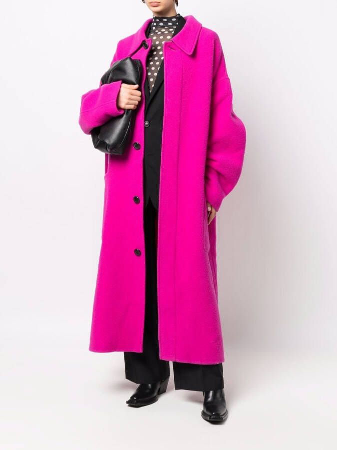 AMI Paris Oversized jas Roze
