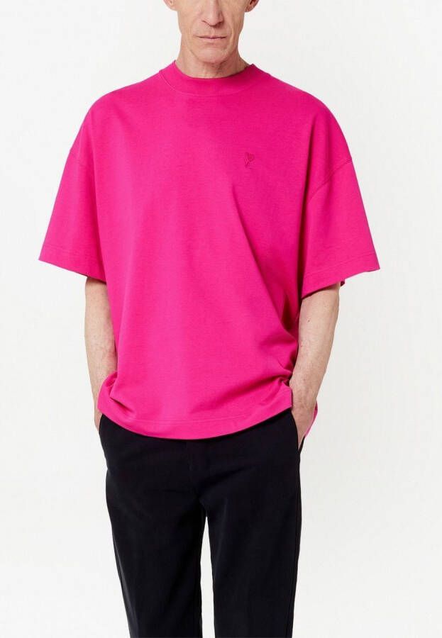 AMI Paris Oversized T-shirt Roze