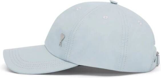 AMI Paris Pet met logoplakkaat Blauw