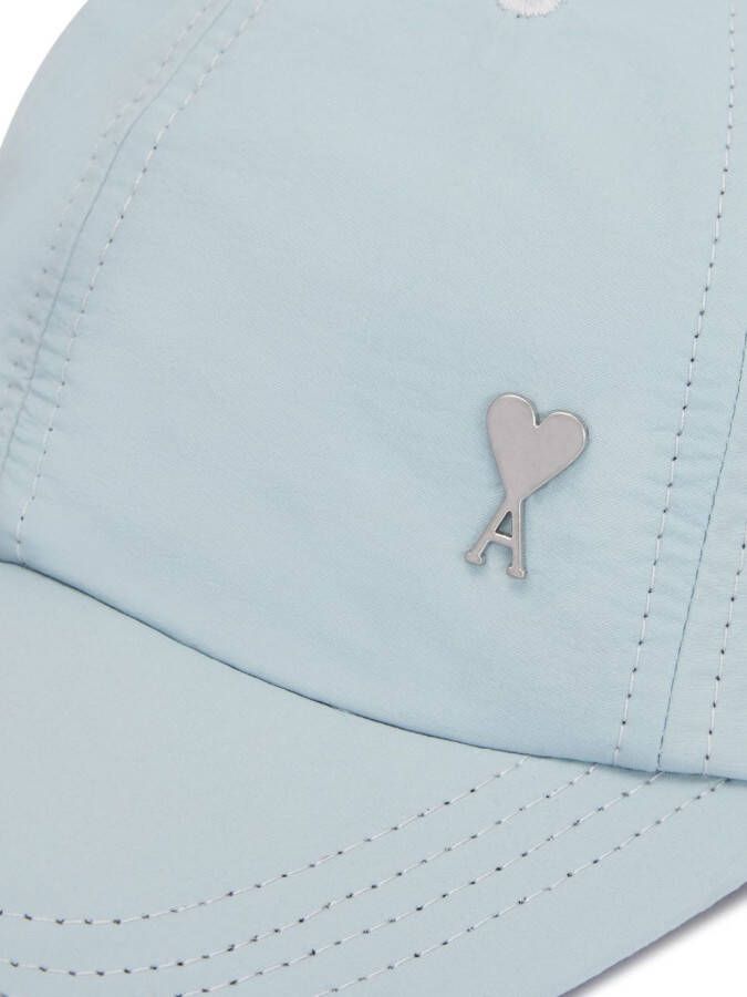 AMI Paris Pet met logoplakkaat Blauw