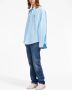 AMI Paris Overhemd met geborduurd logo Blauw - Thumbnail 4