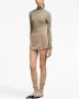 AMI Paris Geribbelde coltrui Beige - Thumbnail 4