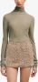 AMI Paris Geribbelde coltrui Beige - Thumbnail 5