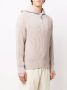 AMI Paris Ribgebreide sweater Beige - Thumbnail 3