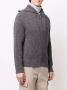 AMI Paris Ribgebreide sweater Grijs - Thumbnail 4