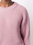 AMI Paris Ribgebreide trui Roze - Thumbnail 5