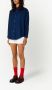 AMI Paris Shirt met knopen Blauw - Thumbnail 3