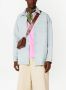 AMI Paris Shirtjack met logoprint Blauw - Thumbnail 8