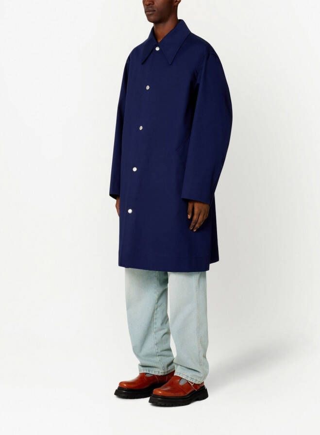 AMI Paris Shirtjas met drukknopen Blauw