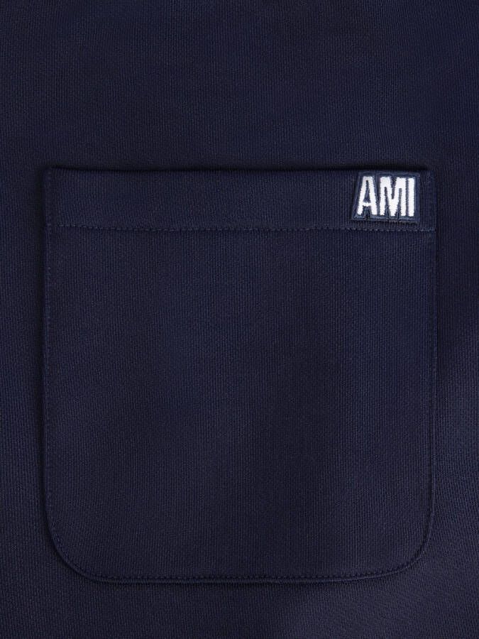 AMI Paris Trainingsbroek met zijstreep Blauw