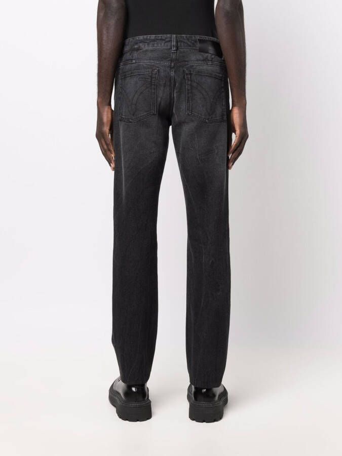 AMI Paris Slim-fit jeans Zwart