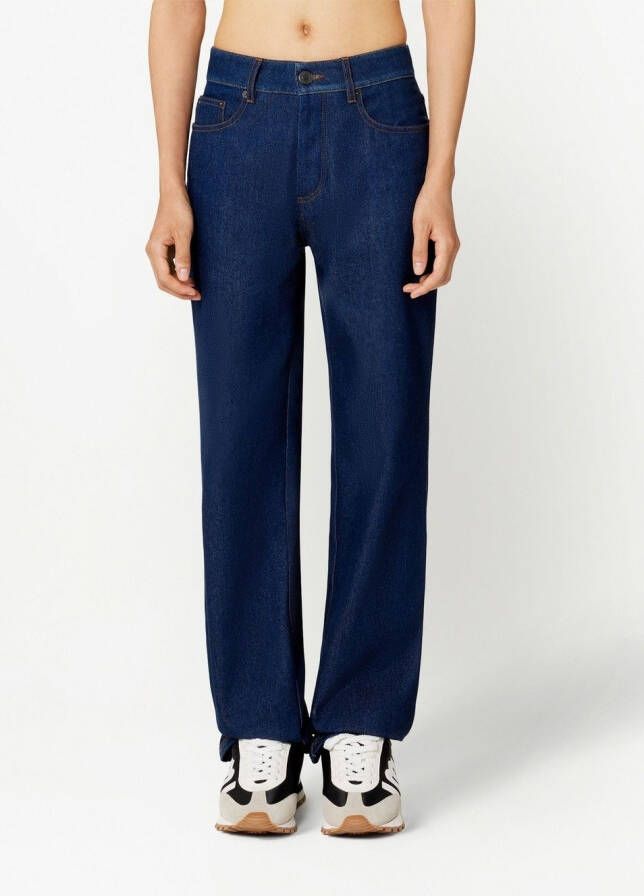 AMI Paris Straight jeans Blauw