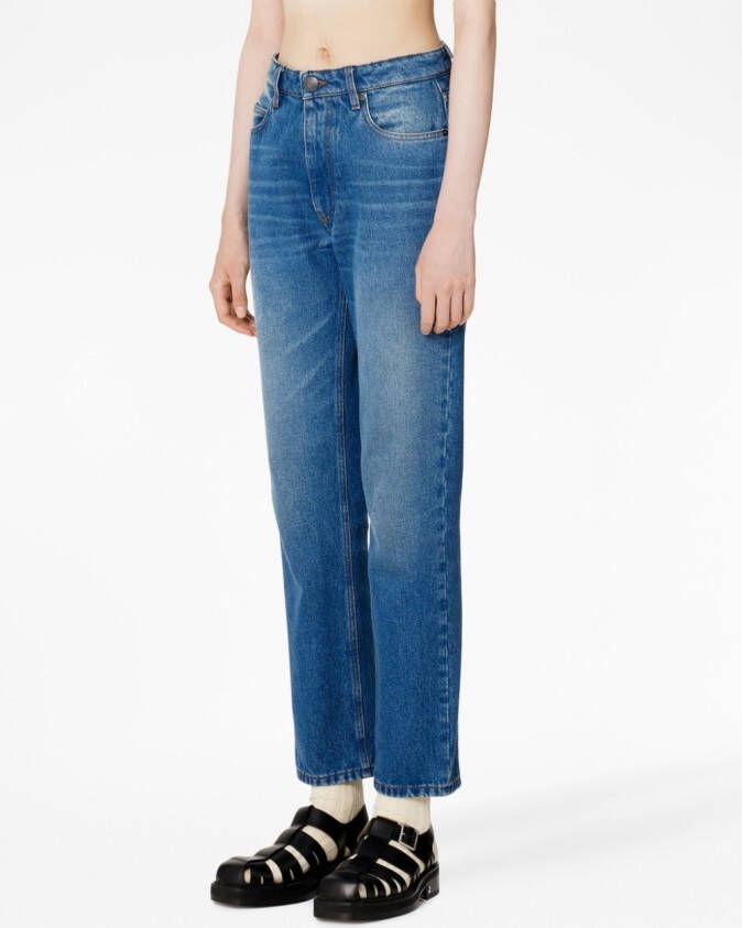 AMI Paris Straight jeans Blauw