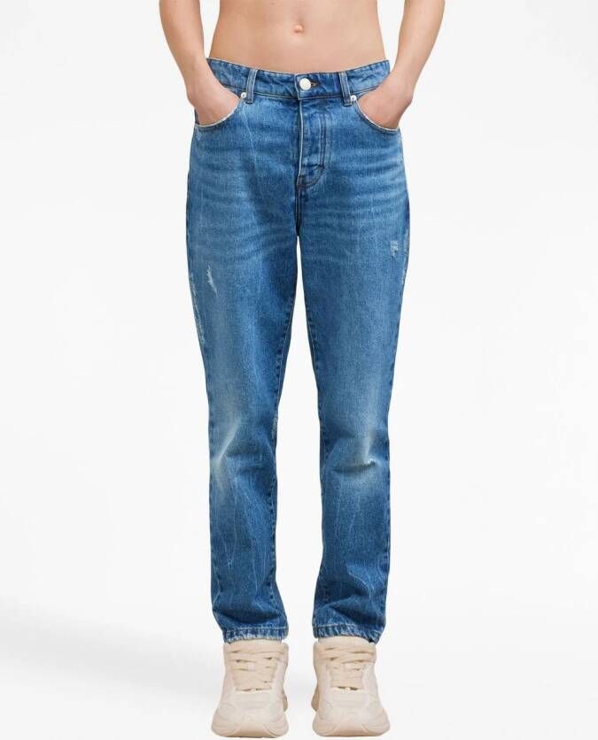 AMI Paris Straight jeans Blauw