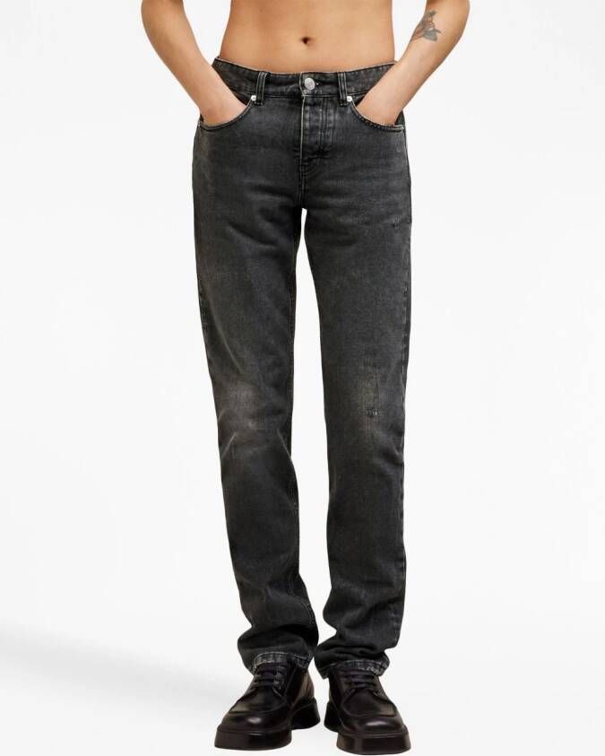AMI Paris Straight jeans Zwart