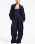 AMI Paris Strapless jumpsuit Blauw - Thumbnail 2