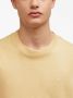AMI Paris T-shirt met geborduurd logo Geel - Thumbnail 5