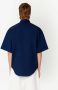 AMI Paris T-shirt met borstzak Blauw - Thumbnail 4