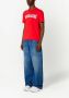 AMI Paris T-shirt met geborduurd logo Rood - Thumbnail 2
