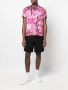 AMI Paris T-shirt met tie-dye print Roze - Thumbnail 3