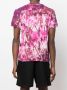 AMI Paris T-shirt met tie-dye print Roze - Thumbnail 5