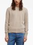 AMI Paris Trui met geborduurd logo Beige - Thumbnail 3