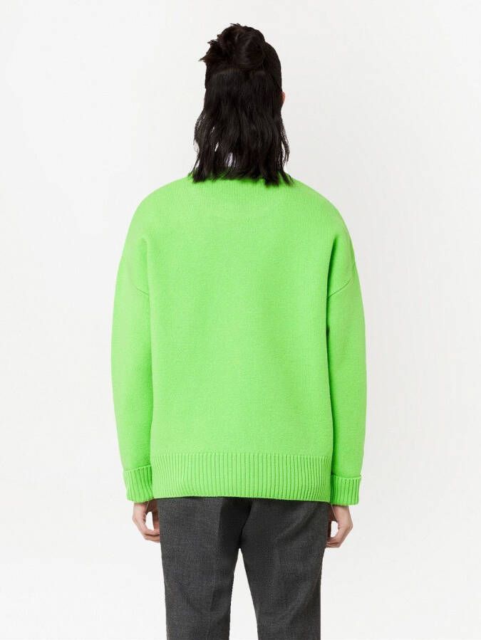 AMI Paris Ami de Coeur trui Groen