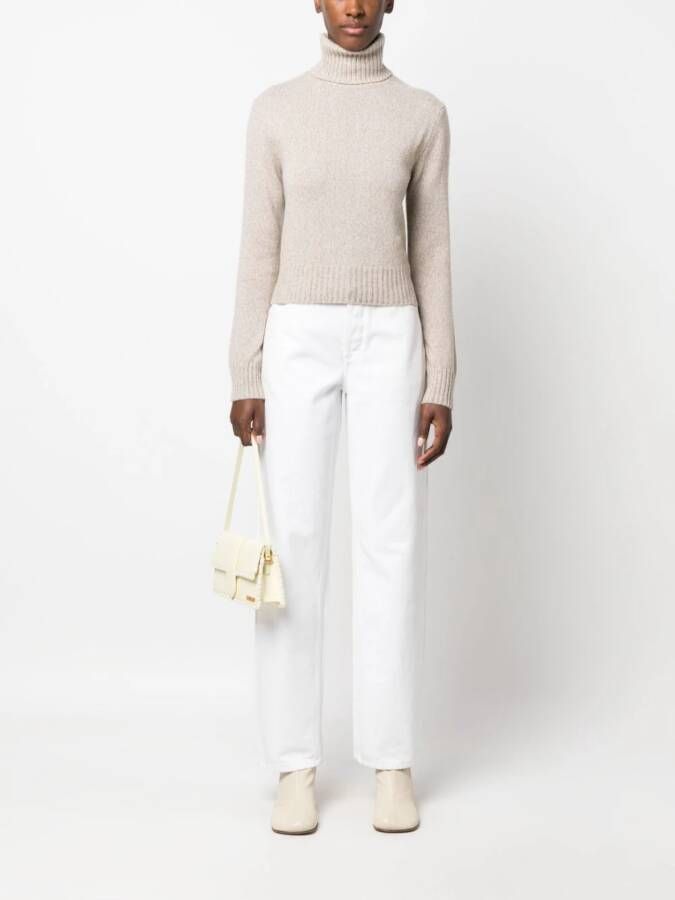 AMI Paris Trui met mélange-effect Beige