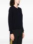 AMI Paris Trui van merinowol met ronde hals Blauw - Thumbnail 3