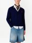 AMI Paris Vest met geborduurd logo Blauw - Thumbnail 3