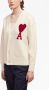 AMI Paris Wollen vest Wit - Thumbnail 3