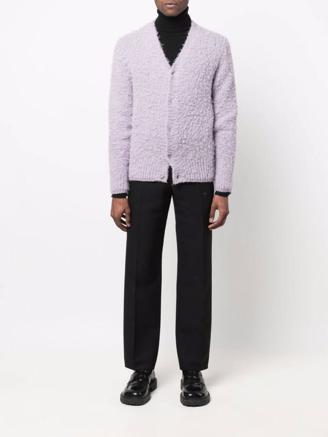 AMI Paris Vest met V-hals Paars