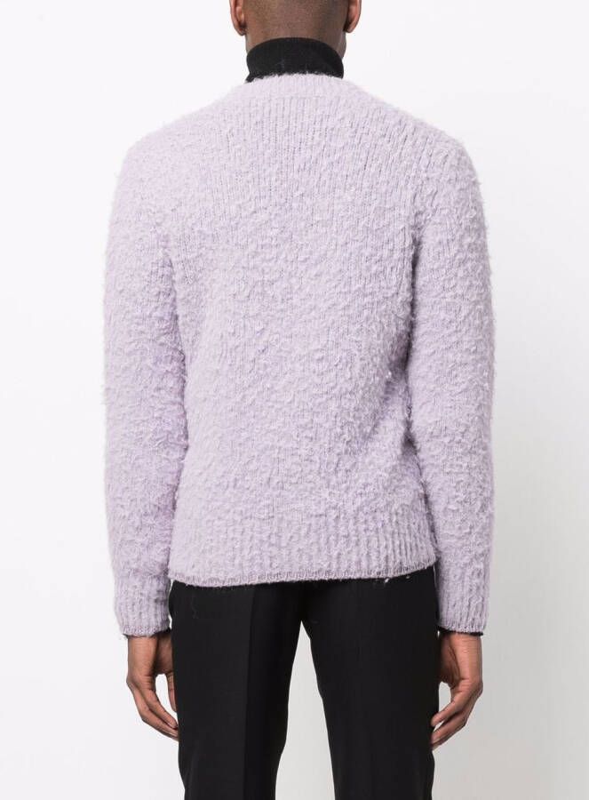 AMI Paris Vest met V-hals Paars