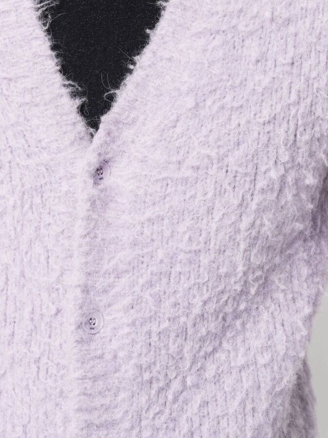 AMI Paris Vest met V-hals Paars