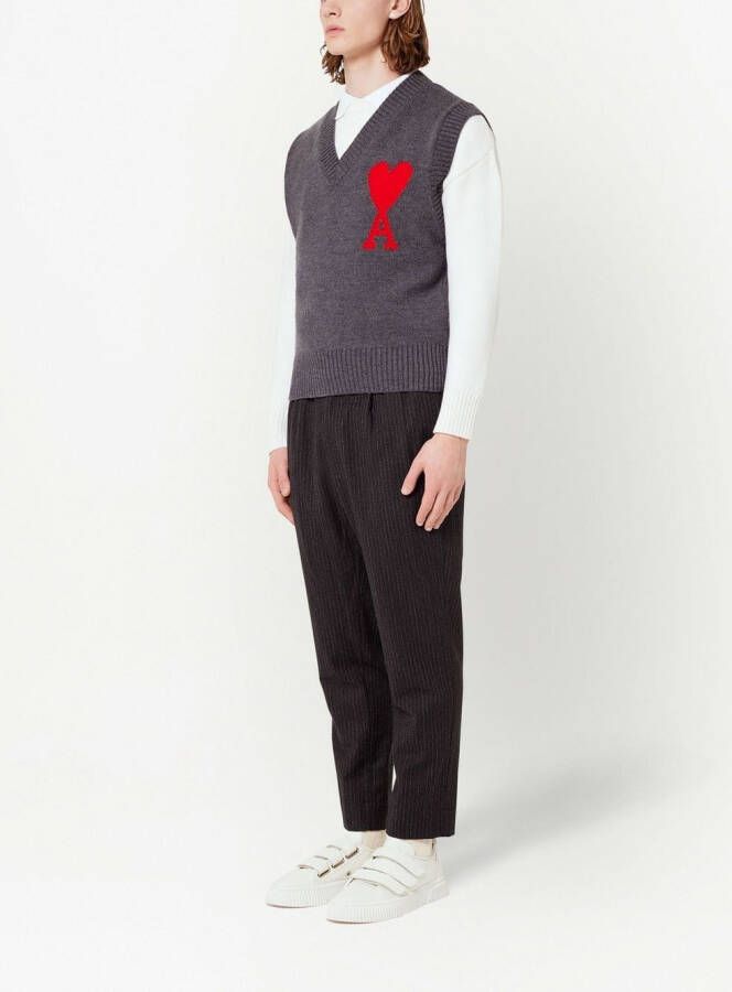 AMI Paris Wollen top Paars