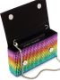 Amina Muaddi Paloma clutch verfraaid met kristallen Geel - Thumbnail 5